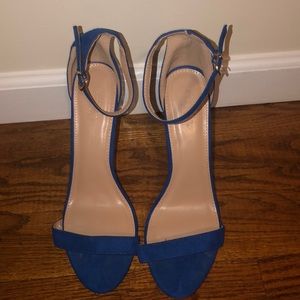 Blue heels